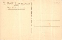 CPA Paris While Strolling the Church Saint Germain the auxerrois