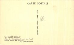 CPA Delacroix Prise of Constantinople by Cross Paris Musee of Louvre