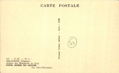 CPA Delacroix Scenes of the Massacres of Scio Paris Museum of Louvre