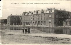 CPA Troyes Lycee de Filles Ecoles Professionnelle et de Dessin Enfants