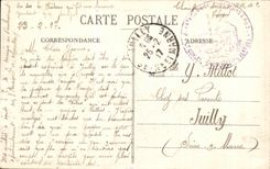 CPA Troyes Caserne Beurnonville Militaria 