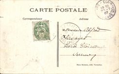 CPA Park of Versailles Frontage of the Castle on the Neptune Gardens