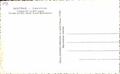 Santo Epain de CPSM la Campana-torre de la iglesia del renacimiento de la puerta del siglo XIII