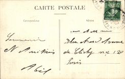 CPA Paris Chamont Hillocks the Boat Frontier runner