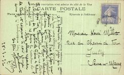 CPA Montmirail the Castle of M of Louvois with 17th