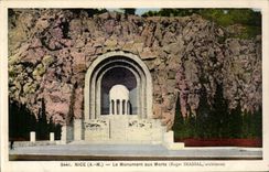 CPA Niza el monumento Militaria de la guerra