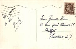 CPA Niza el monumento Militaria de la guerra