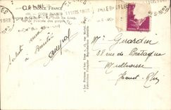 CPA dimensiona azul el puente del lobo