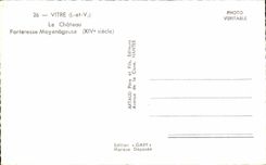 CPSM Vitre Le Chateau Forteresse Moyenageuse