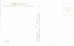 CPSM Josselin House Of decimosexto Street Of los treinta