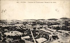 CPA Vittel Panorama de L'Etablissement Thermal et des Hotels
