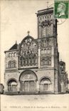 CPA Vezelay Frontage of the Basilica of the Madeleine
