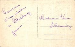 CPA Strasbourg the Orangery the Landing stage