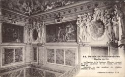 CPA Palate of Fontainebleau Staircase of the King the Room of the Duchess of Stamps