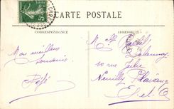 CPA Courtine View of the Militaria Tents