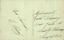 CPA Cannes Walk of the Small cross and the Mount Knight