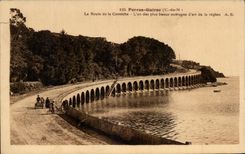 CPA Perros Guirec the Road Of the Cornice One Of Most beautiful works of art