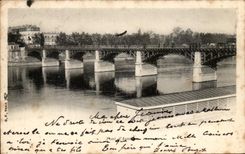CPA Paris Bridge of Asnieres