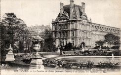 CPA Paris House De Rohan y jardines de la lumbrera Tileries