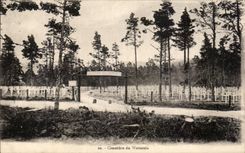 CPA Cemetery Of Wettstein Militaria