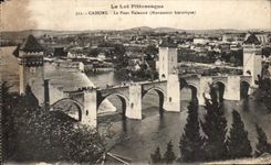 CPA the Picturesque Batch Cahors the Valentre Bridge