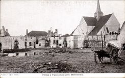 CPA Ferme a Vauchamps pres Montmirail Militaria