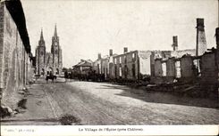 CPA Le Village de l'Epine pres Chalons Militaria 