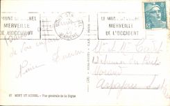 CPA Mount St Miohel View of the Dam