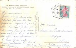 CPSM Frank the Count Long Pittoresque the Salt maker the Lake Chatain Boats