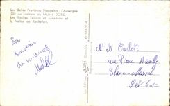 CPA the Beautiful Frenchwomen I' Auvergne Mont Gilds the rocks Tuiliere and Sanadoire and the valley of Rochefort