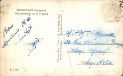 CPA Entraygues Vue generale sur la Truyere
