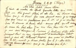 CPA Balloon of Alsace the Virgin On the Summit