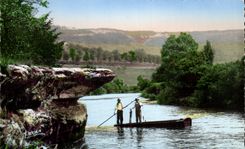 CPA Franche Comte Vallee De La Loue La Roche Pomey