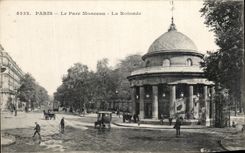 CPA Paris the Park Heap the Rotunda
