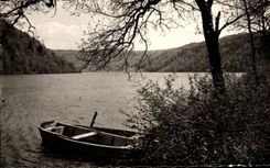 CPSM La Franche Comte Pittoresque Vallee du Herisson Le Lac Du Val