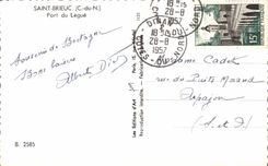 CPSM Saint Brieuc Port of Bequeaths Boats