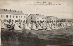 CPA Hollow the Picturesque Camp Of Courtine Barracks and Militaria tents