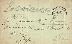 CPA Foret de Senart Carrefour de la Voie aux Vaches Une Contravention Gendarme