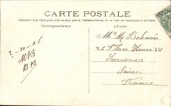 CPA St Germain en Laye Le chateau Pavillon de l'horloge