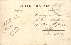 CPA Saint Germain en laye le Chateau Entree du musee et du aprterre