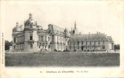 CPA Chateau De Chantilly Vu Du Parc