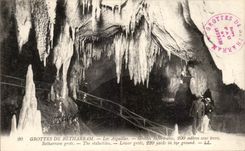 CPA Caves De Betharram the Needles Lower Caves Measured Under Ground