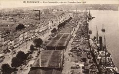 CPA Bordeaux Seen I' Ensemble Taken of the Transporter Boat