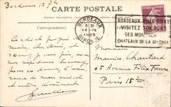 CPA Bordeaux Seen I' Ensemble Taken of the Transporter Boat