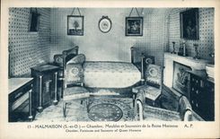 Movable CPA Malmaison Room and Souvenirs of the Queen Hortense Chamber