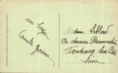 CPA Milly Large valleys the Road De Fontainebleau