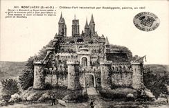 CPA Montlhery Castle Fort Reconstitutes By Roddiggiero Peinre