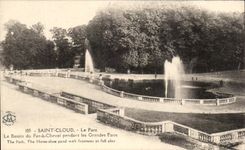 CPA Saint Cloud the Park the Basin Of the Horseshoe During Large Water