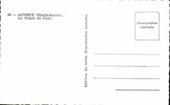 CPA Annecy the Palate Of Isle