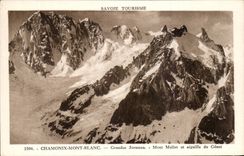 CPA Savoie Tourisme Chamonix Mont Blanc Grandes Jorasses Mont Mallet et aiguille du Geant